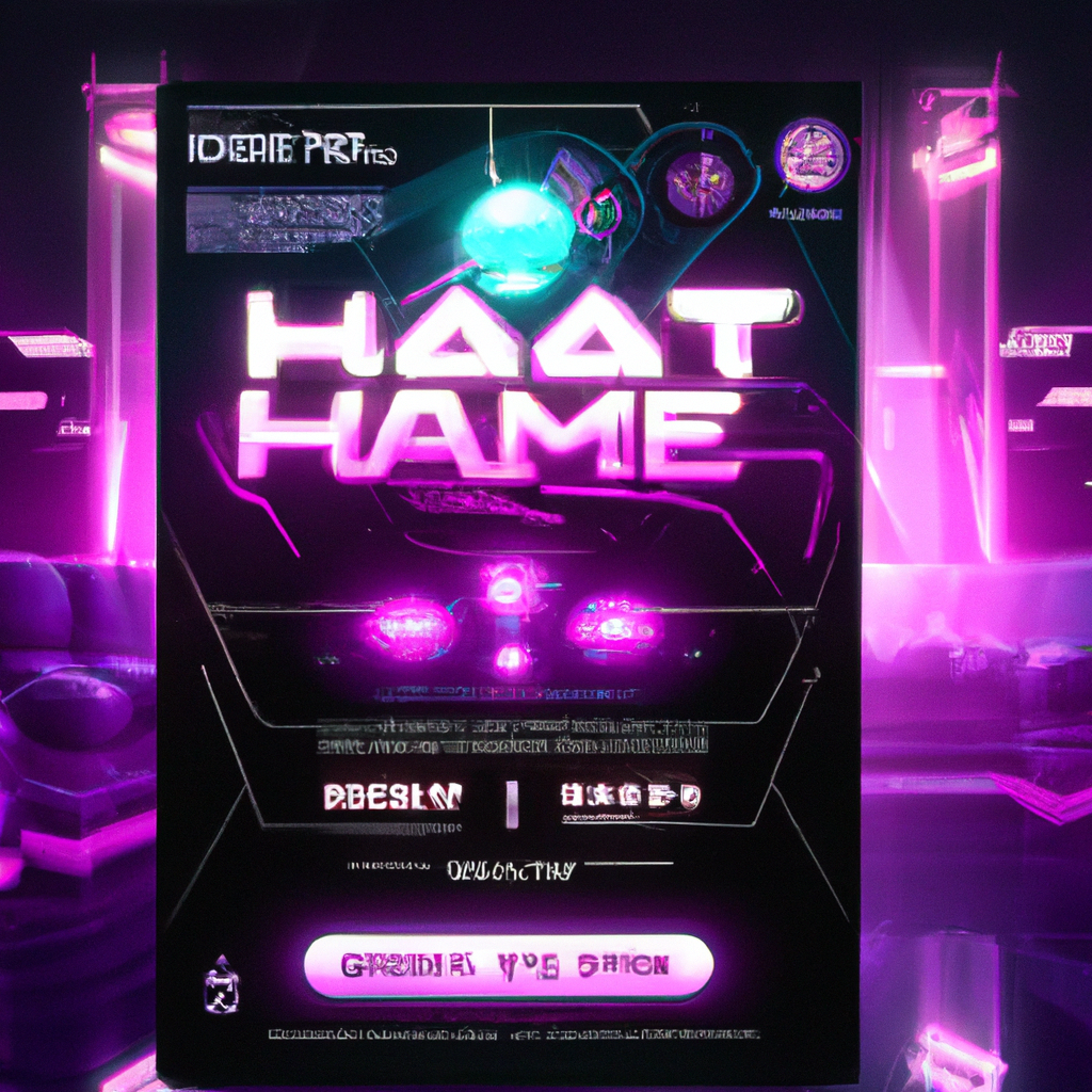 Screenshot: fast lobby and neon scoreboard