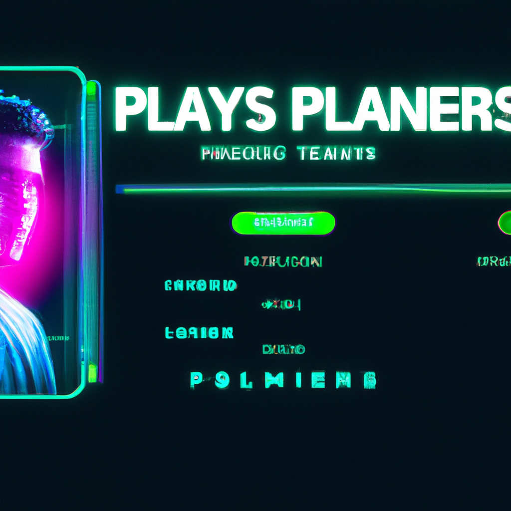 Player portrait beside leaderboard